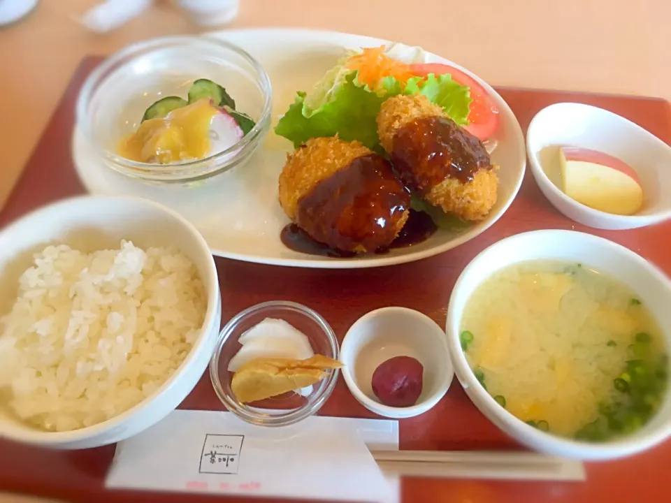 コロッケと タコとホタテの酢味噌和え|茶一郎さん