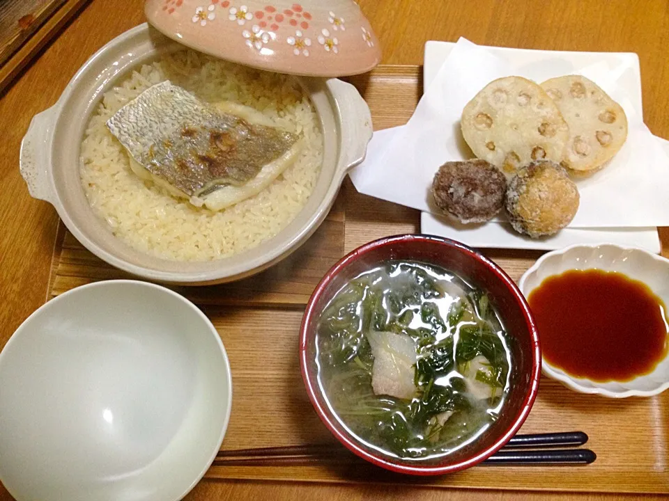 鯛飯定食|あやんさん