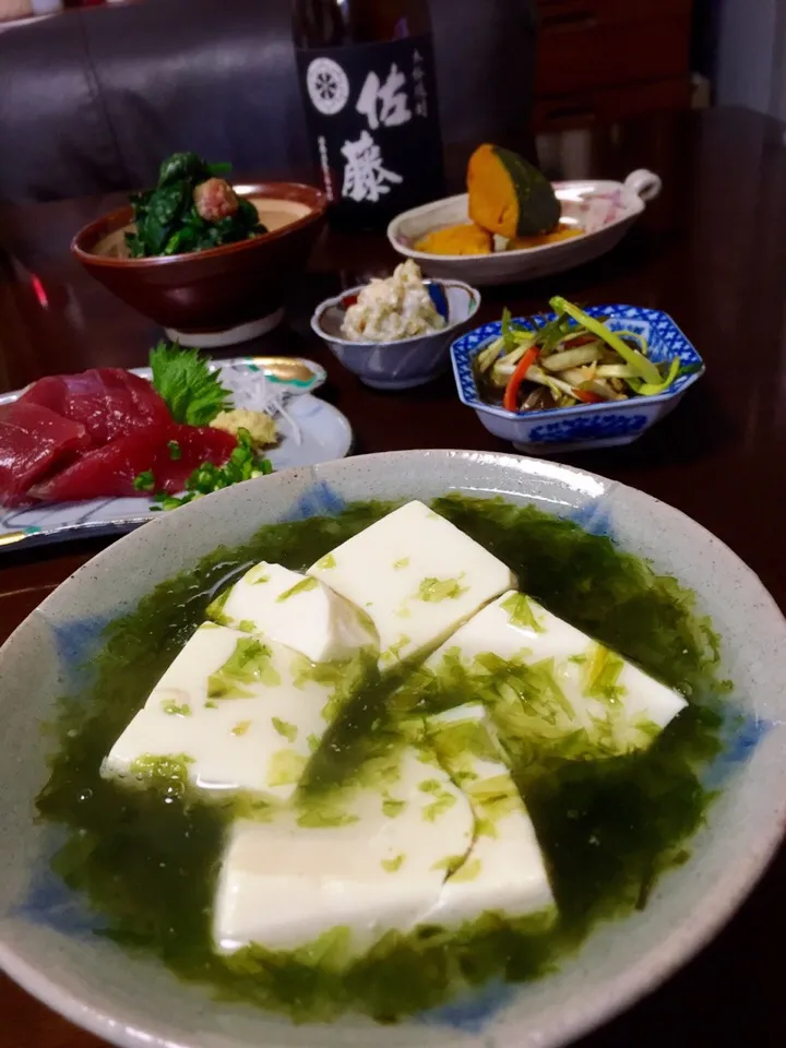 ✨俺の胃腸をいたわる晩ご飯✨|中さんさん