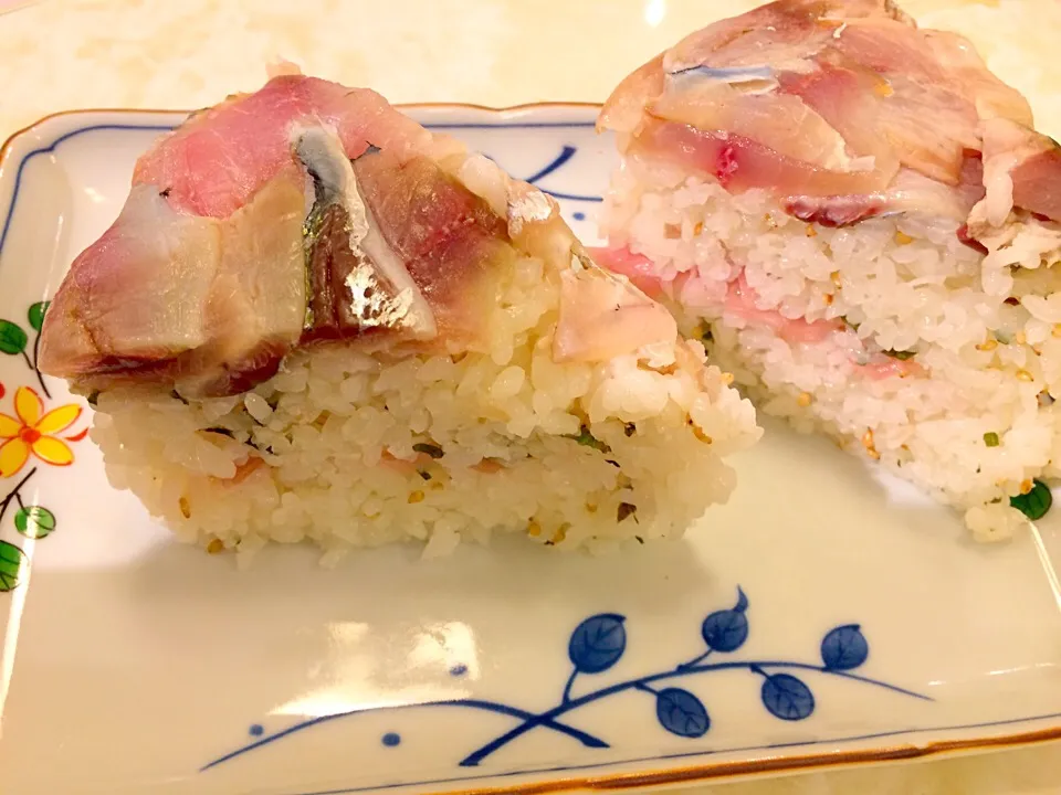 鯵の押し寿司|あぷさん