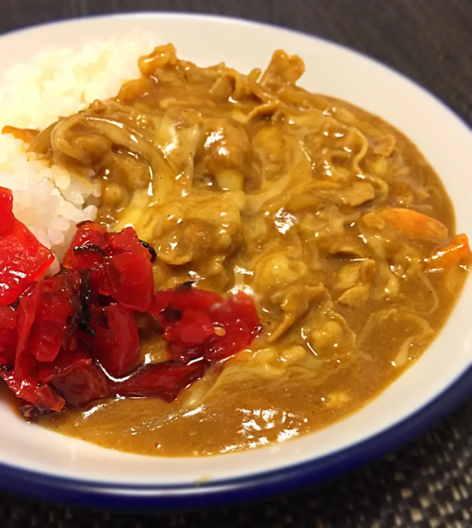 ココイチ風豚しゃぶチーズエビカレー🍛|Takaki Sasakiさん