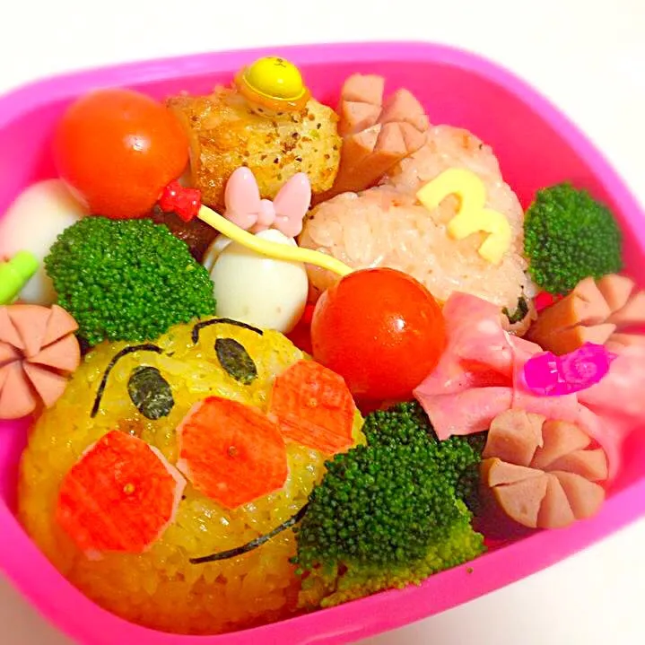 アンパンマン弁当♡︎ʾʾ|秋山花さん