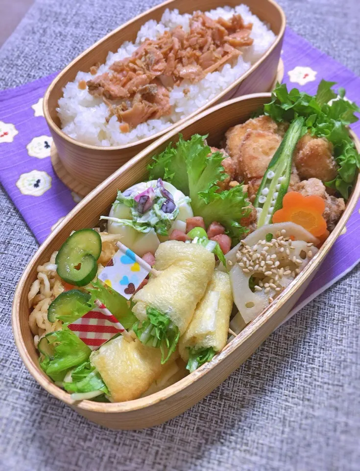 高校生息子のお弁当 ♪|キラりんさん