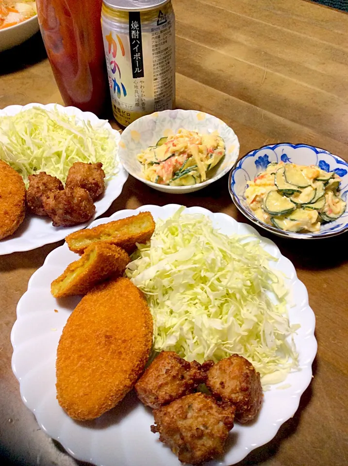 カレーコロッケ定食💖🍺|Norio Fukudaさん