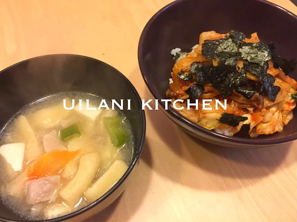 豚キムチ丼|yukie@uilanikitchenさん