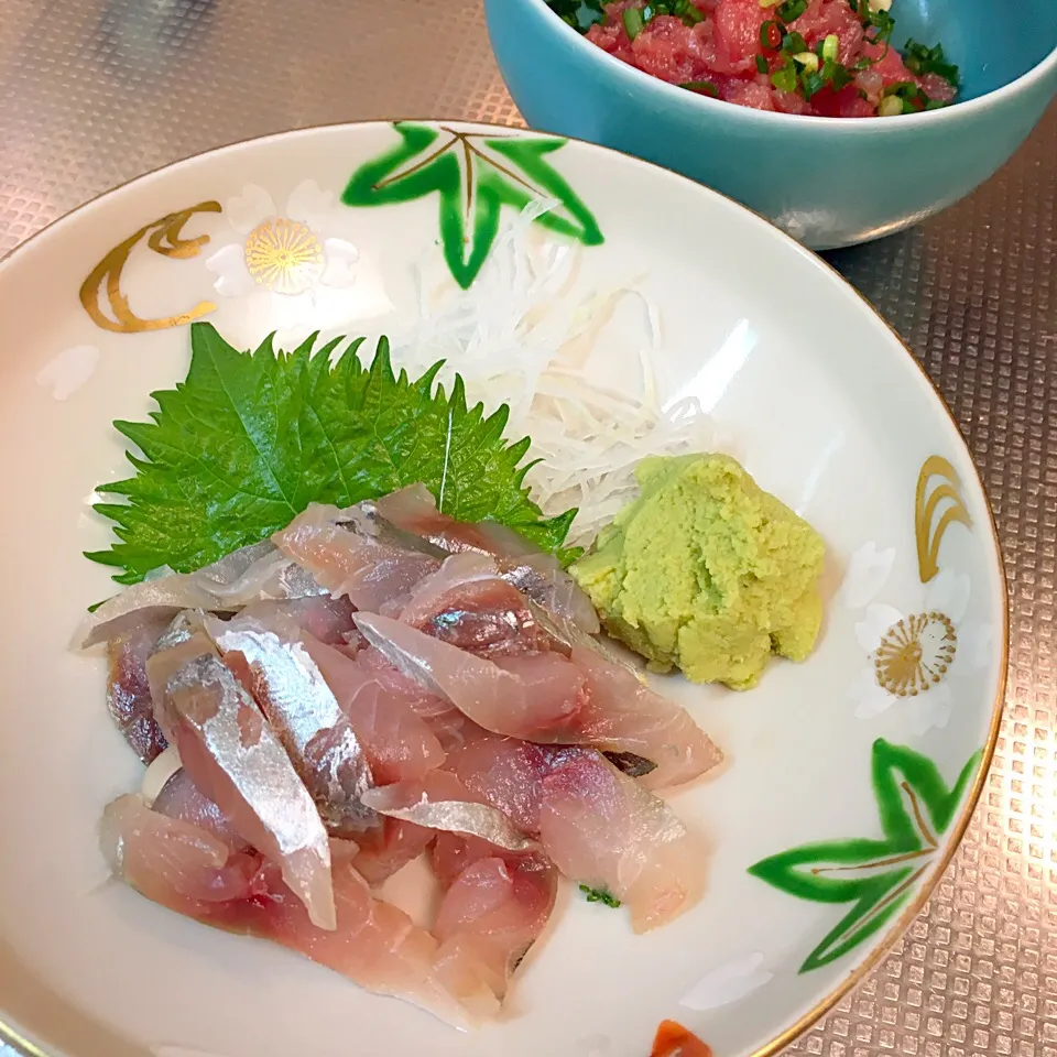 Snapdishの料理写真:あじのたたき|pitonさん