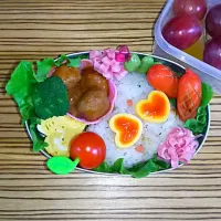 娘の隔週弁当～✨ バレンタイン弁当|あゆみさん