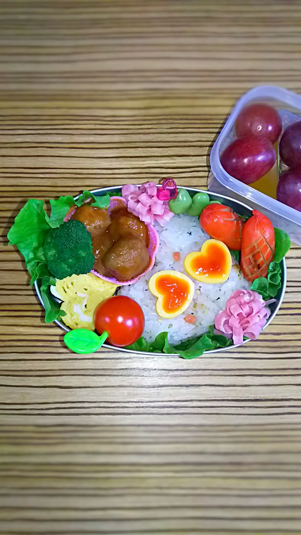 娘の隔週弁当～✨ バレンタイン弁当|あゆみさん