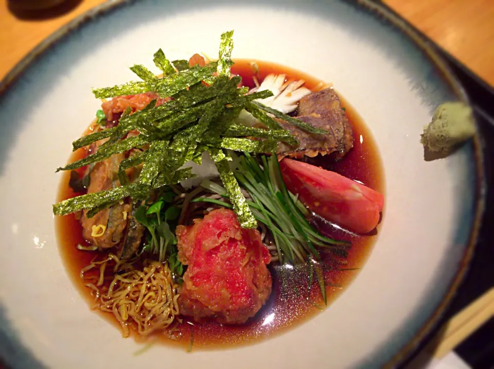 天ぷら蕎麦でランチ|いづみんみんさん