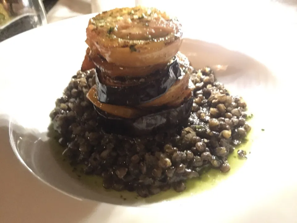 Auvergne stack with lentils|bruce glazerさん