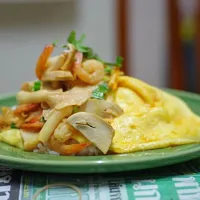 ข้าวไข่ลาวายำกุ้ง|Looknam Tanapornさん