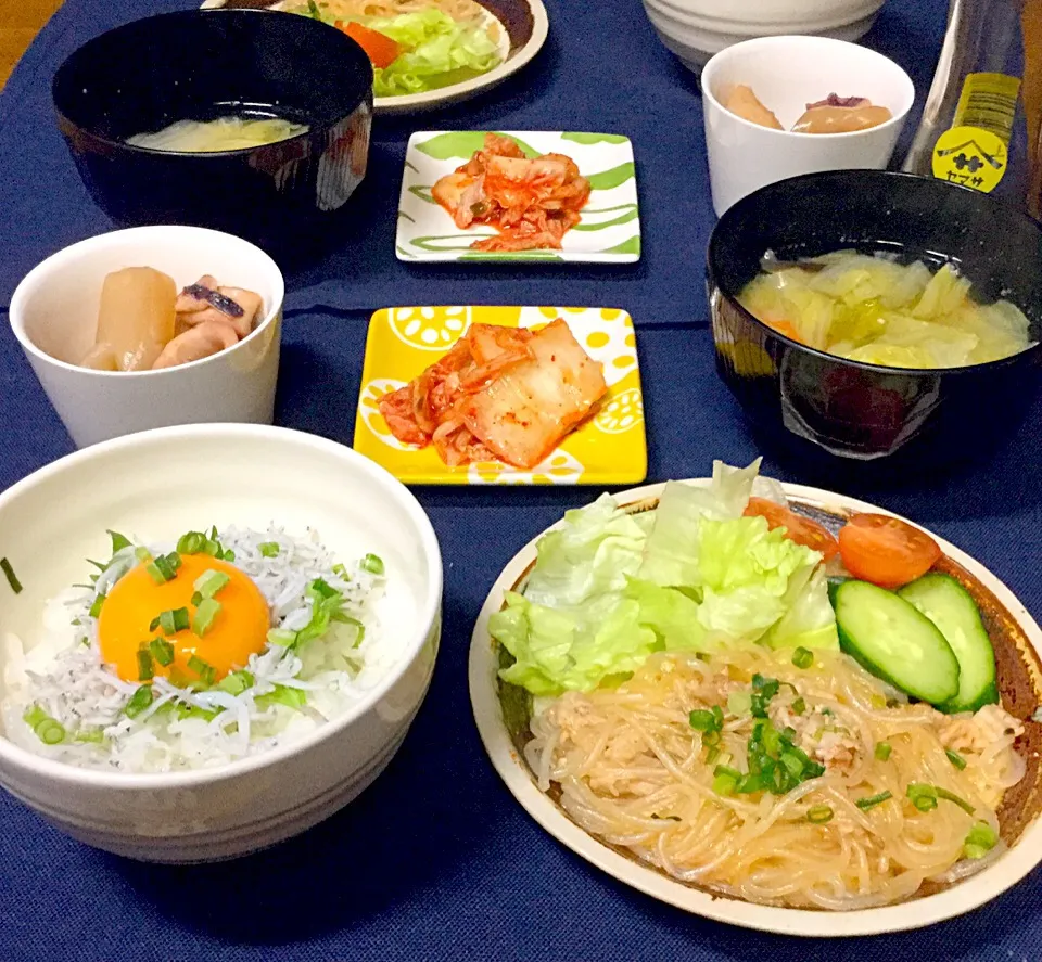 ✳︎しらす丼で夜ご飯✳︎|sionさん