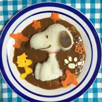 Snapdishの料理写真:スヌーピーカレー|はるのmamaさん