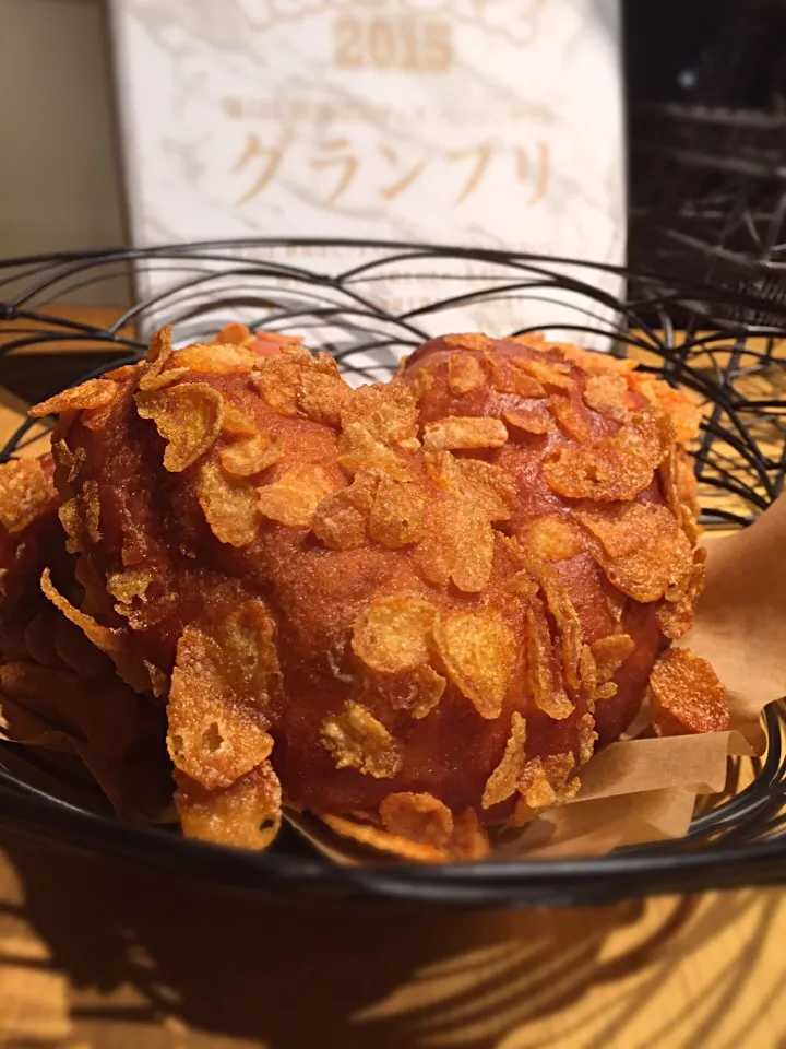 Snapdishの料理写真:群馬県産麦豚挽き肉の自家製カレーを使った麦豚カレーぱん|lucyさん