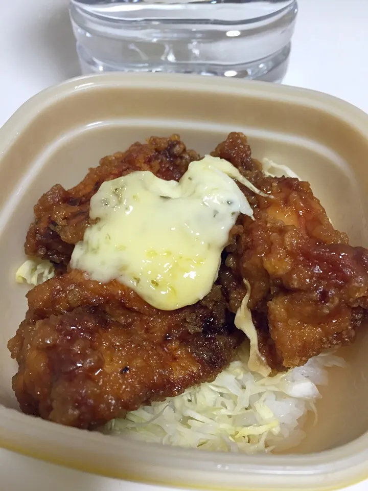 Snapdishの料理写真:甘酢あん 唐揚げ丼|Gashiさん