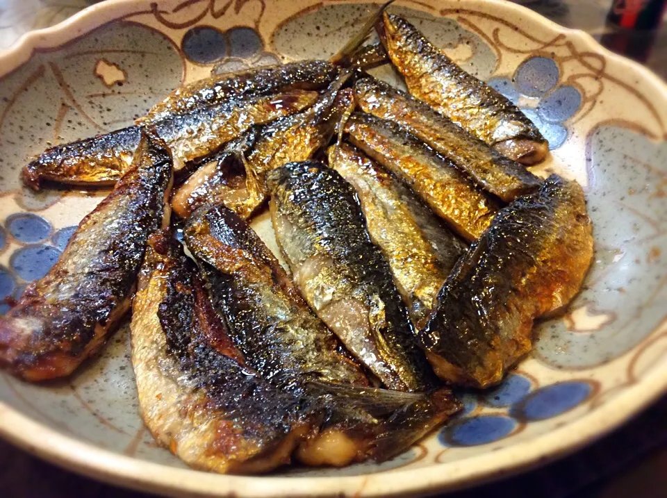 今宵のメインは🐟イワシの蒲焼き😋|アライさんさん