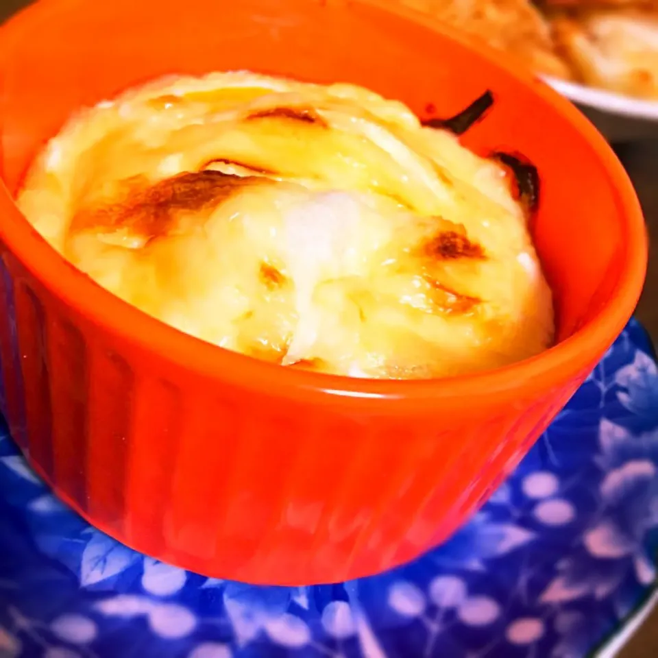 ほうれん草とたまごのチーズココット|なみさん