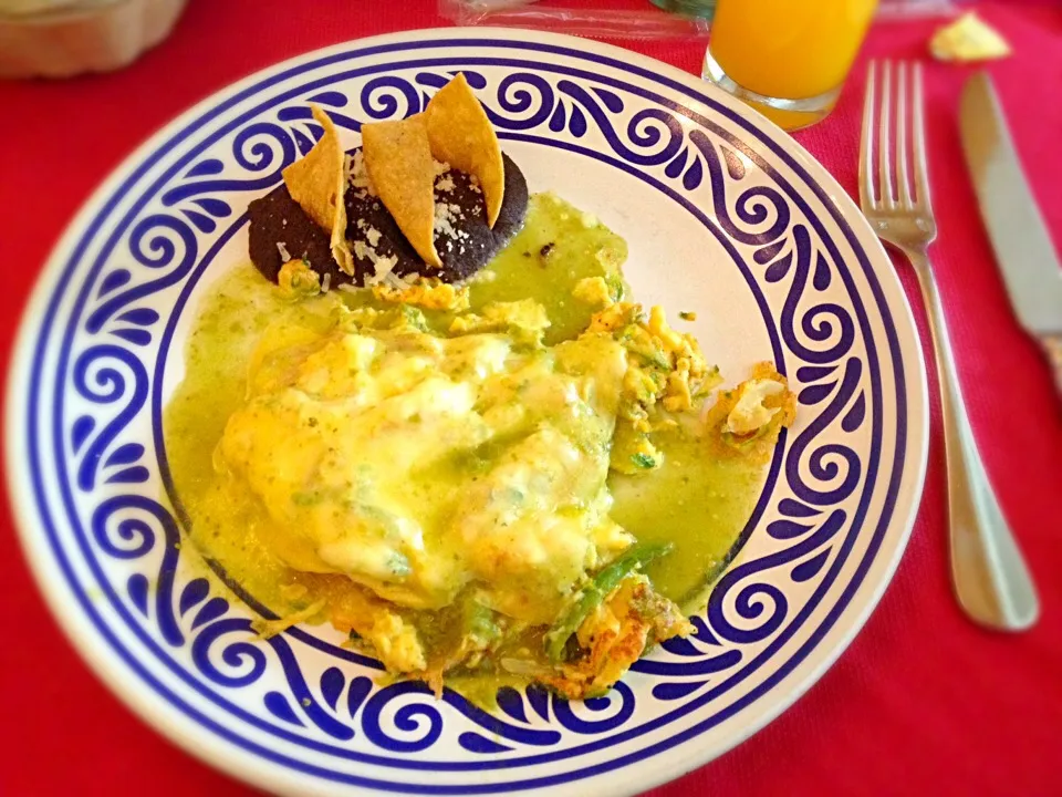 Huevos revueltos con flor de calabaza|チビミミさん