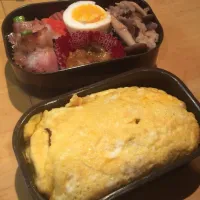 Snapdishの料理写真:オムライス弁当|さやさん