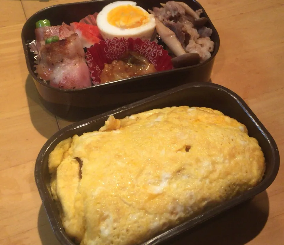 Snapdishの料理写真:オムライス弁当|さやさん