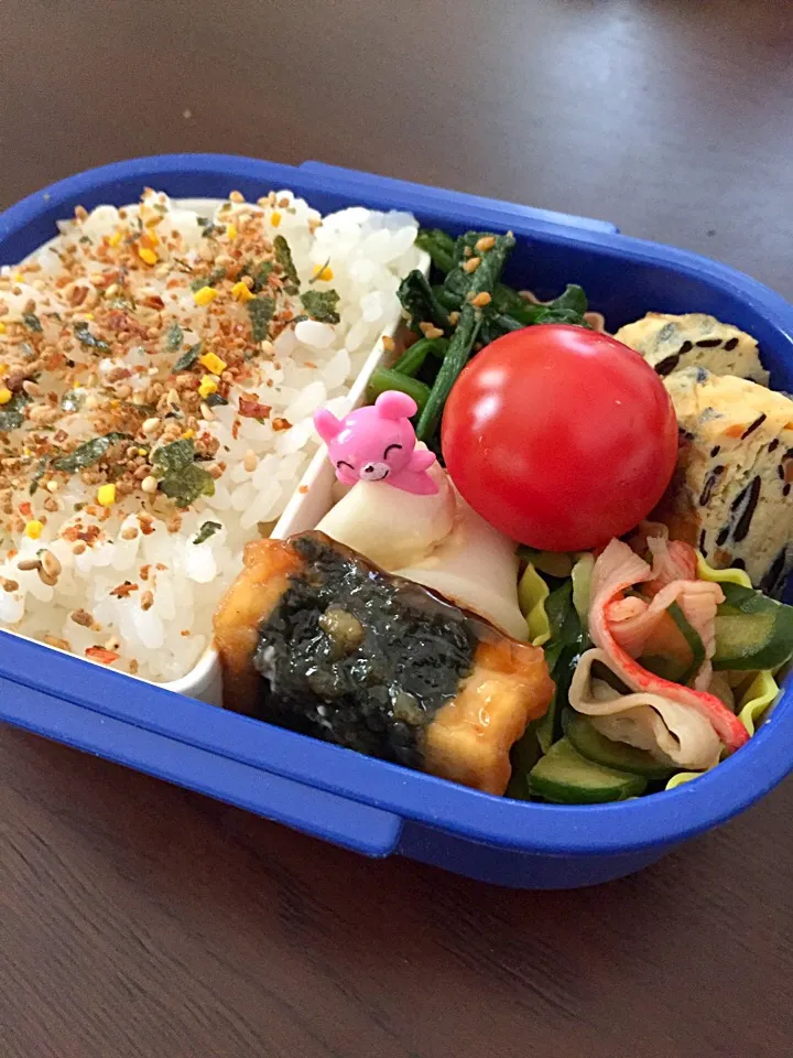 豆腐の磯部巻きとひじき入り卵焼き弁当|kiicoさん