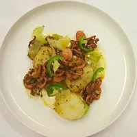 Potato and Grilled Octopus salad with Chimmichurri Dressing|Shankey Jariwalaさん