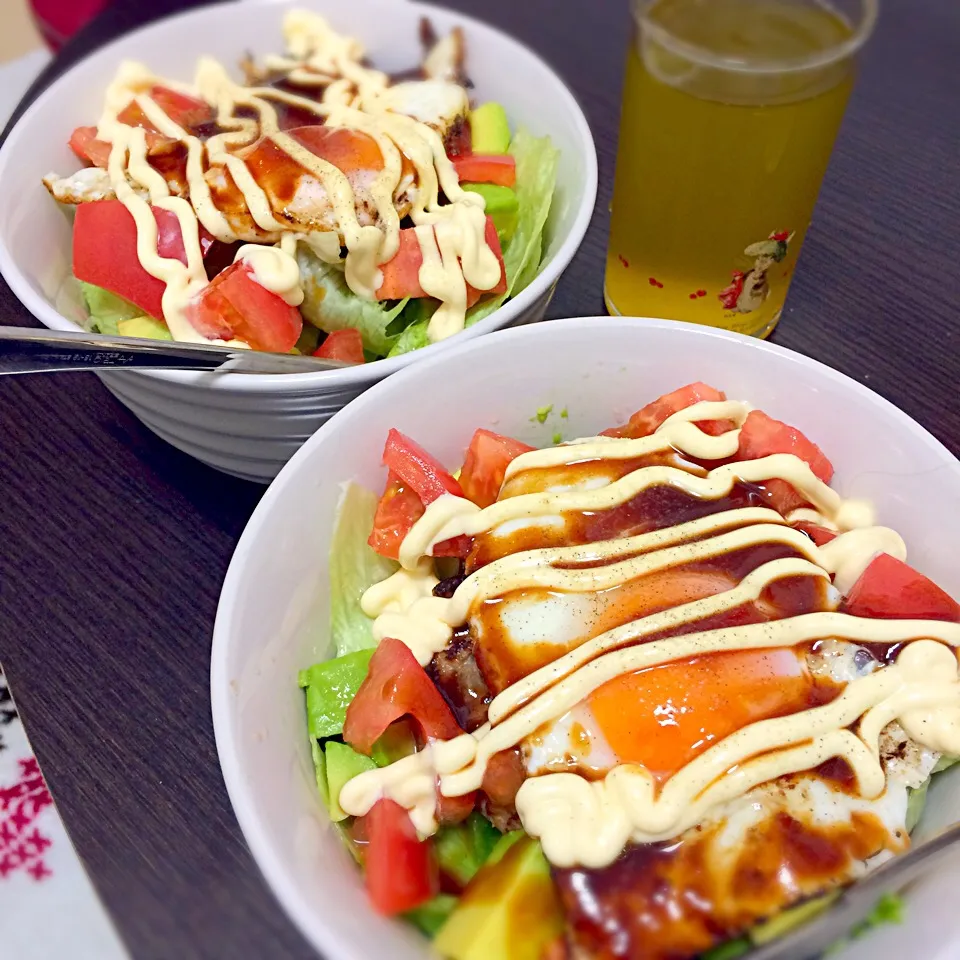 Snapdishの料理写真:ロコモコ丼 りか作|ゆうちゃんママさん