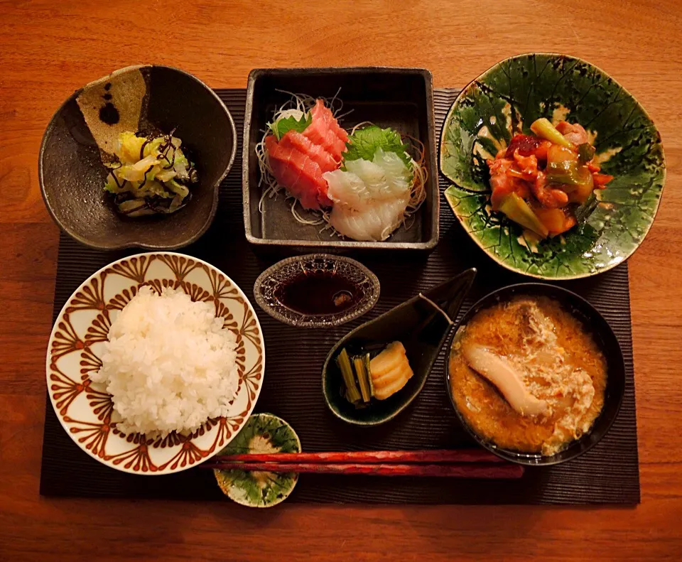 おうちお刺身定食|Urinbowさん