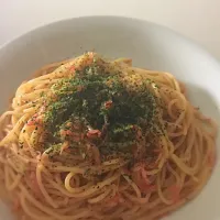 桜エビのかんたんパスタ|かじゅさん