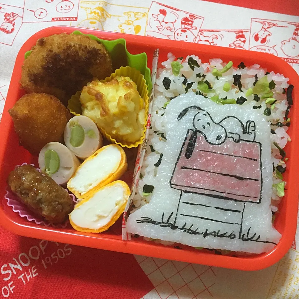 JC部活弁当 スヌーピー|namimoさん