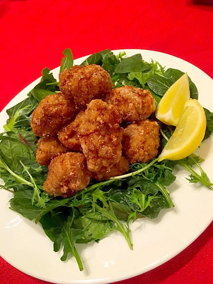 鶏ひき肉の握り揚げ|まるまさん