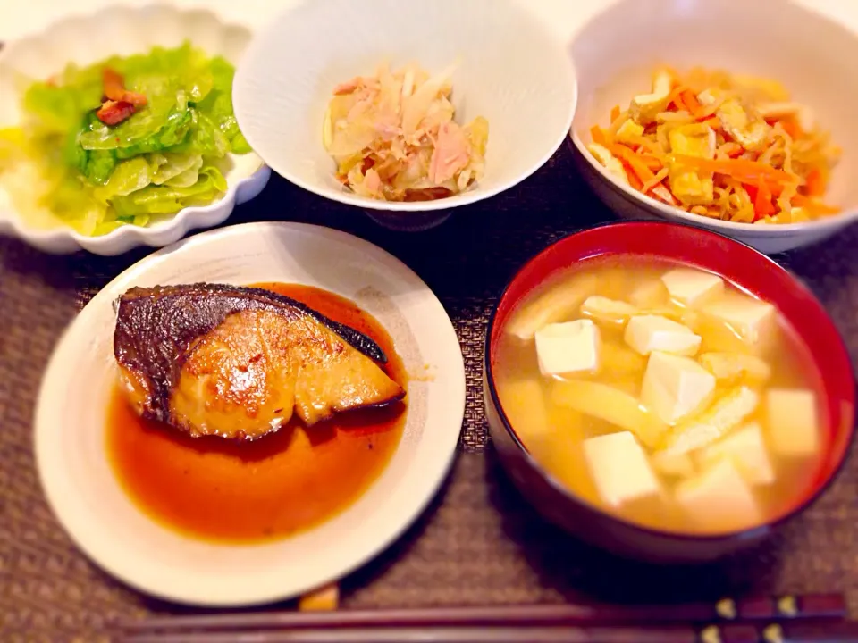 Weekday dinner ぶりの照り焼き|Marinaさん