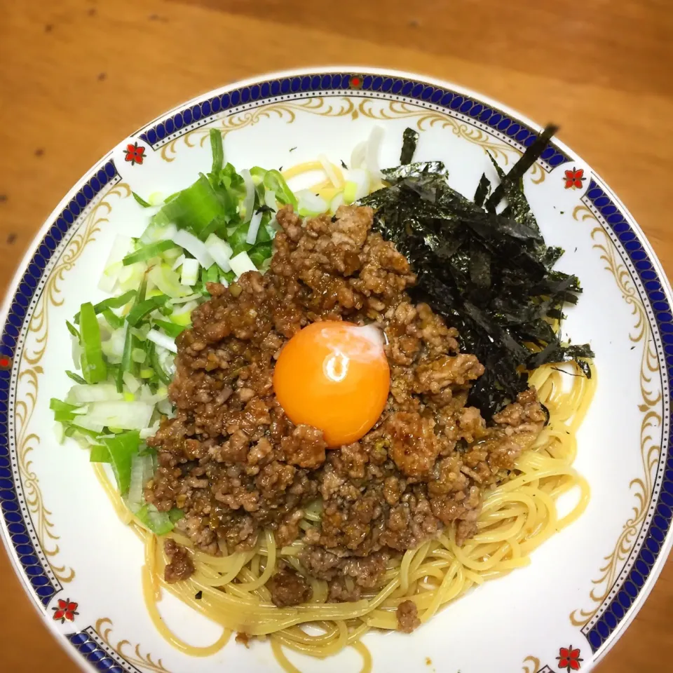 台湾まぜそば風パスタ|おじこさん