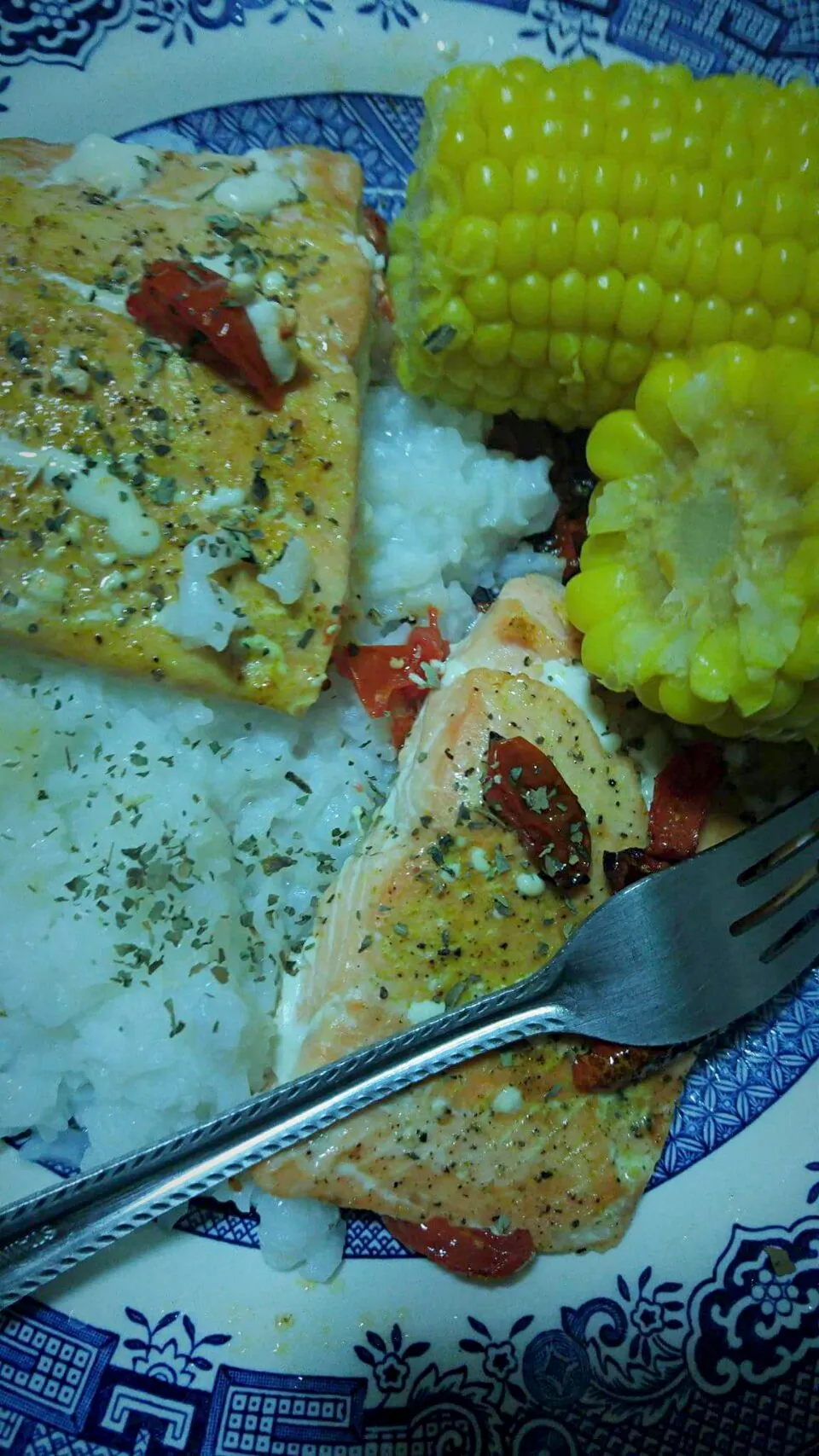 Roasted Curry Salmon With Tomatoes|Thebluestbutterflyさん