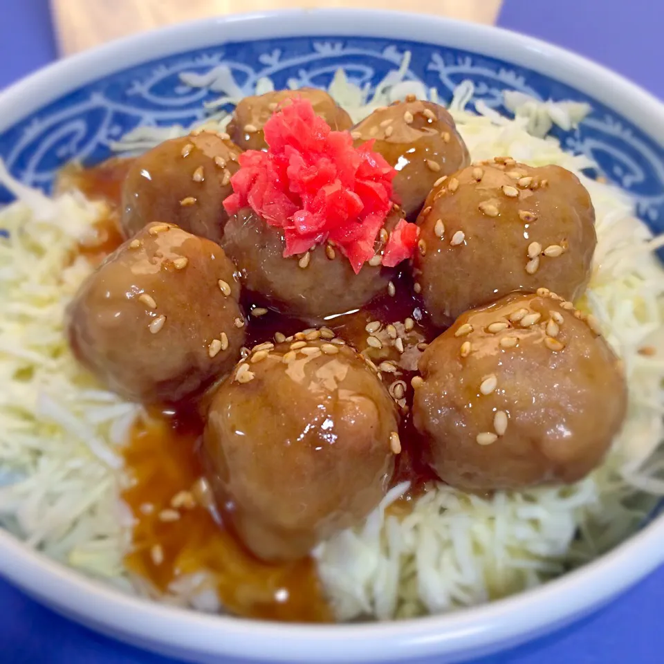 肉団子甘酢あんかけ丼|Hiroya Fujiiさん