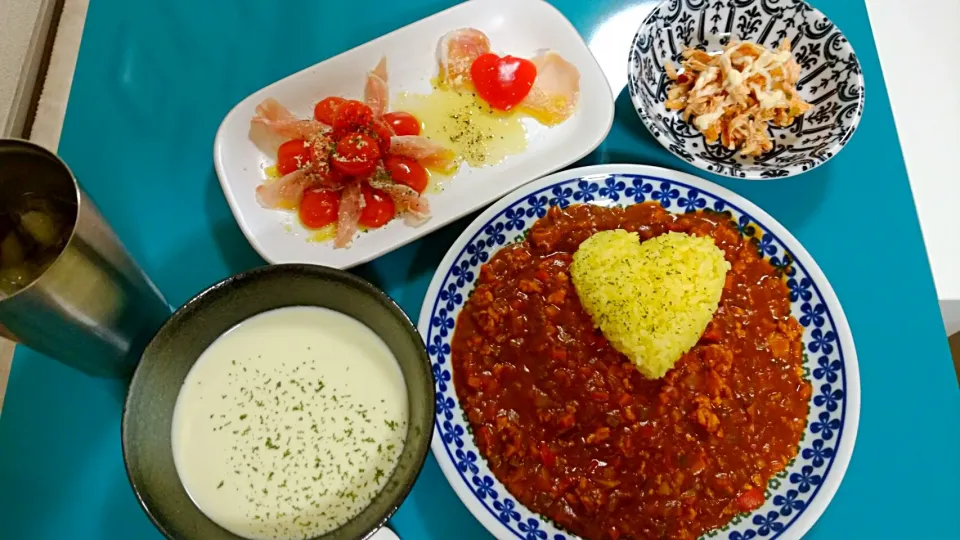 この間のバレンタインデー晩御飯♡|しの。さん