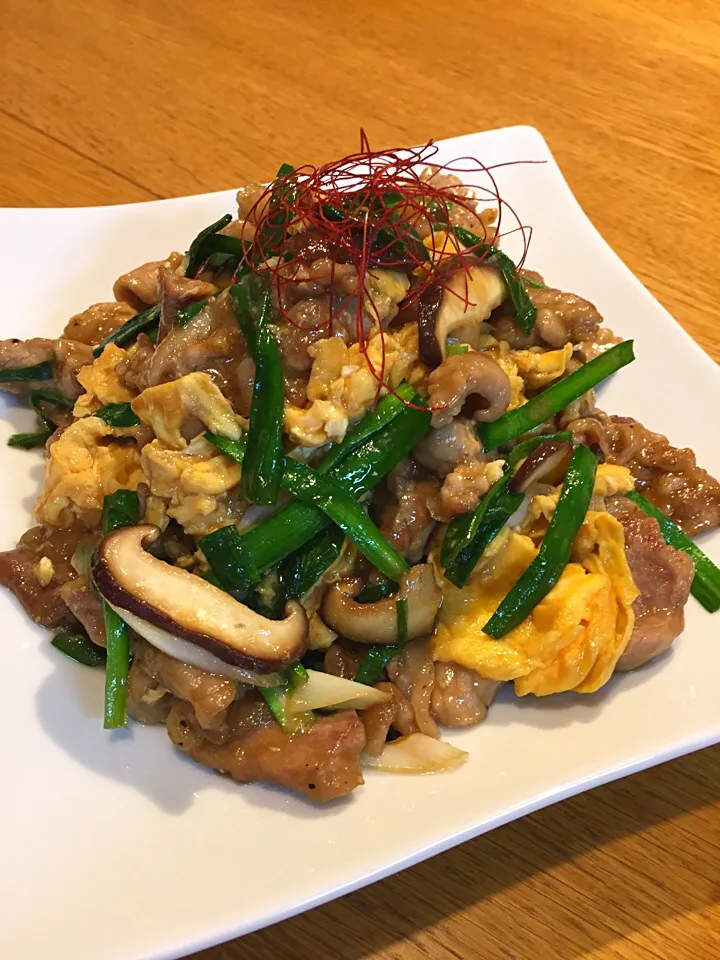 あゆ♡さんの料理 ご飯が進む～豚ニラ玉♪|まつださんさん