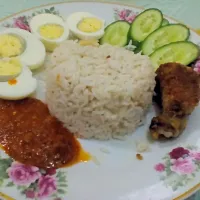 NAsi Lemak extra egg...|Home Cornerさん