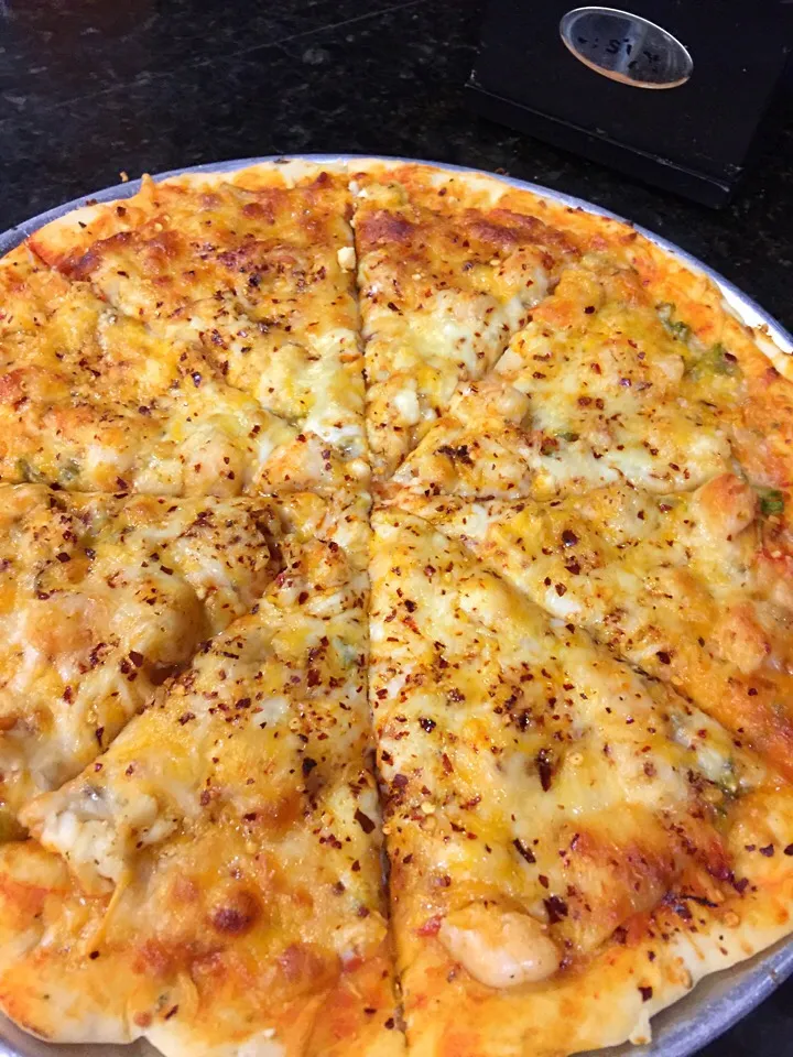 Shrimp and lobster pizza|Jasmineさん