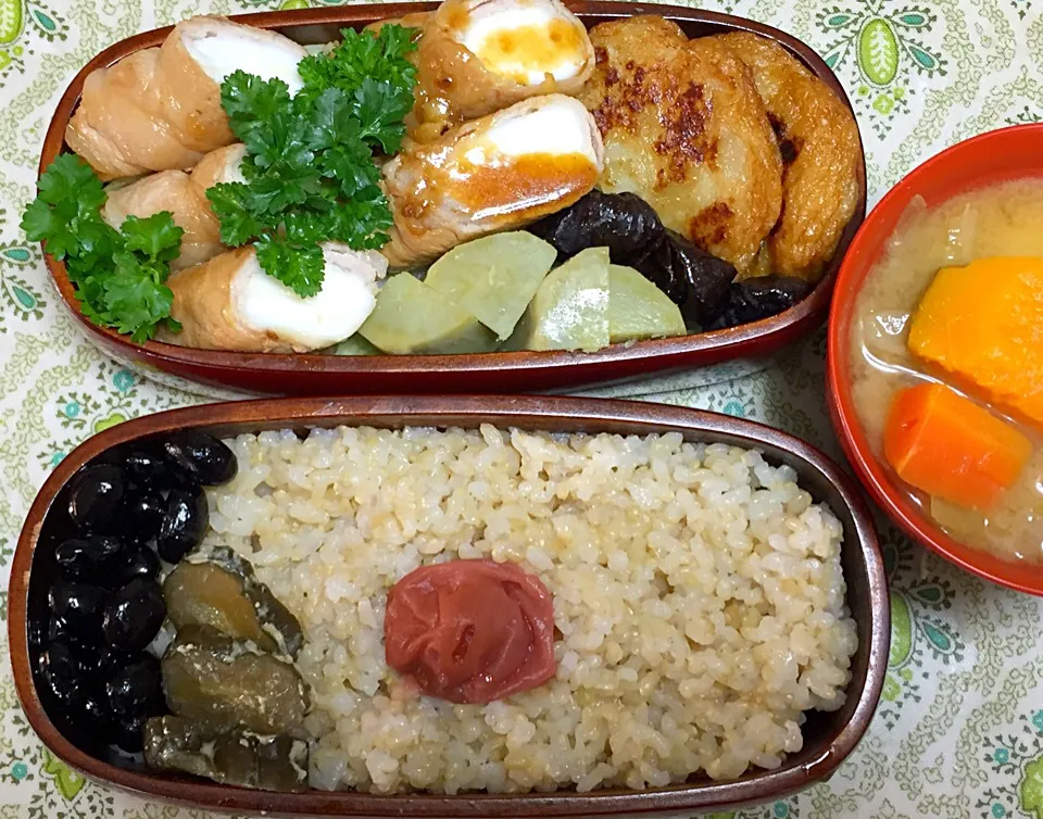 はんぺんの肉巻玄米弁当|Isimura Hidekiさん