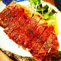 Snapdishの料理写真:お肉ﾟ.+.(♥´ω`♥)ﾟ+.*.。|happybackyさん