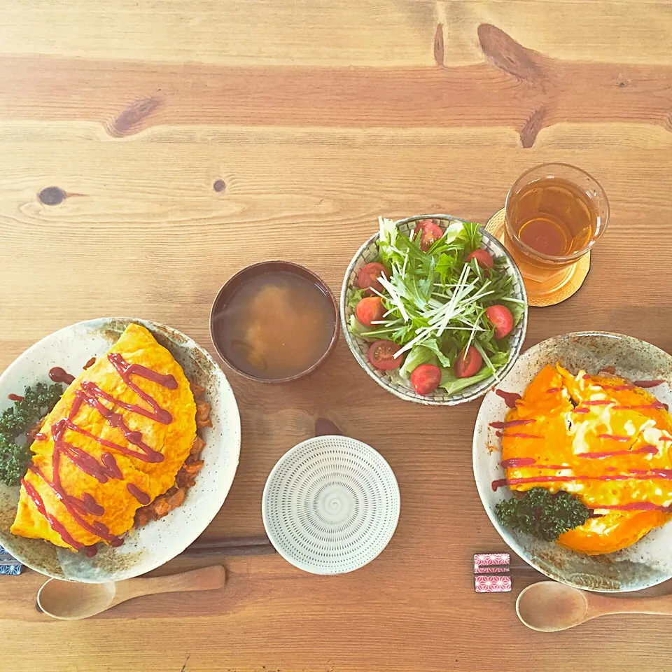 皆さま、ご機嫌よう✨
日曜日のオムライスランチ🐣|シーチキンさん