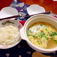 Snapdishの料理写真:フカヒレスーブのお茶漬け雑炊
(残りご飯を温めてスーブをかけて召し上がれ💕)|chitoさん