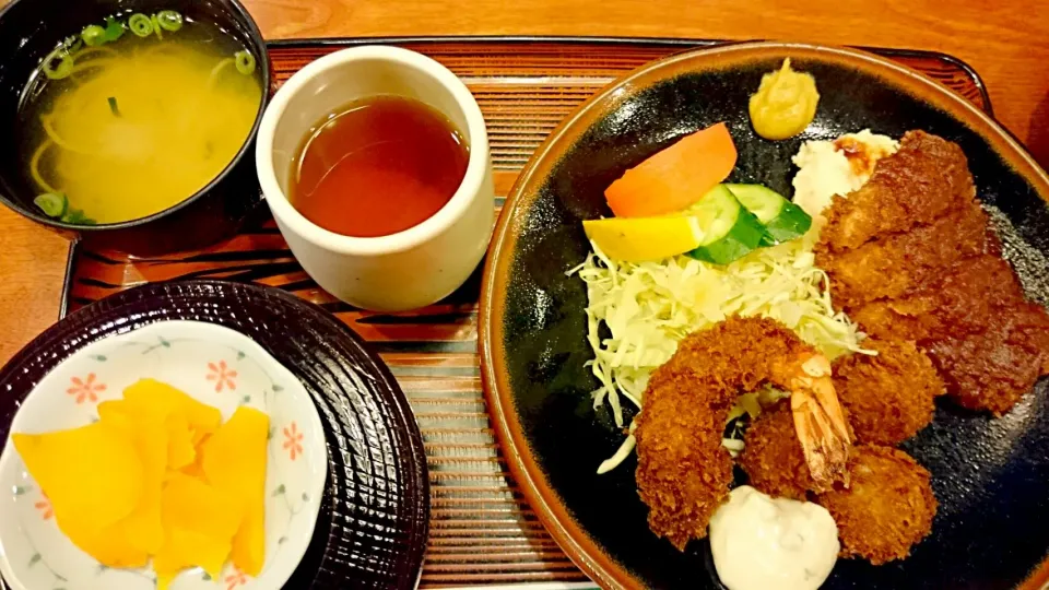 ミックスフライ定食|ようかんさん