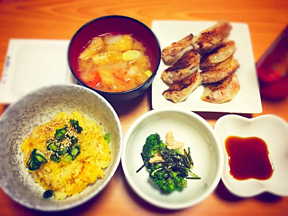 Snapdishの料理写真:大根餃子定食|Kumi Fujiharaさん