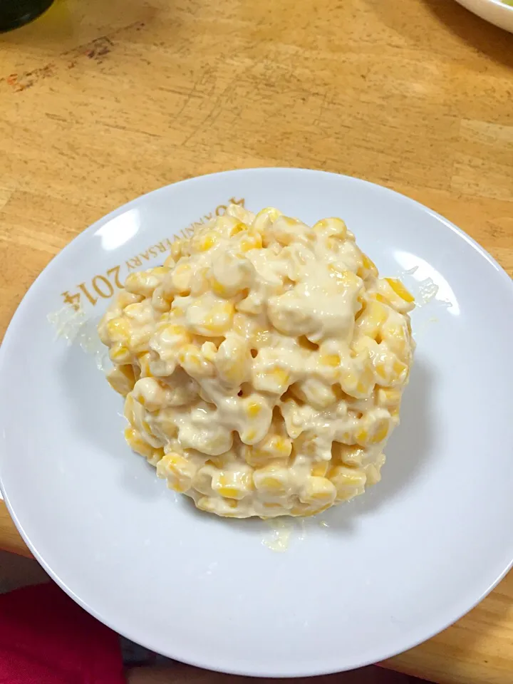 Snapdishの料理写真:コーンをクリームチーズに白味噌で味付けしてまとめてみた|庄司誠吾さん