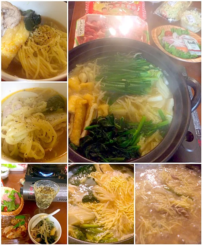 Snapdishの料理写真:Shabu‐shabu&Ramen pot🍲しゃぶしゃぶラーメン鍋|🌈Ami🍻さん