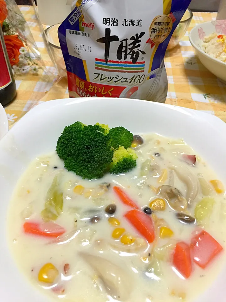 本格クリームクラムチャウダー🍵🍴🍲|Asa Eiさん