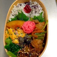 Snapdishの料理写真:頂き物でお弁当|はるはるさん