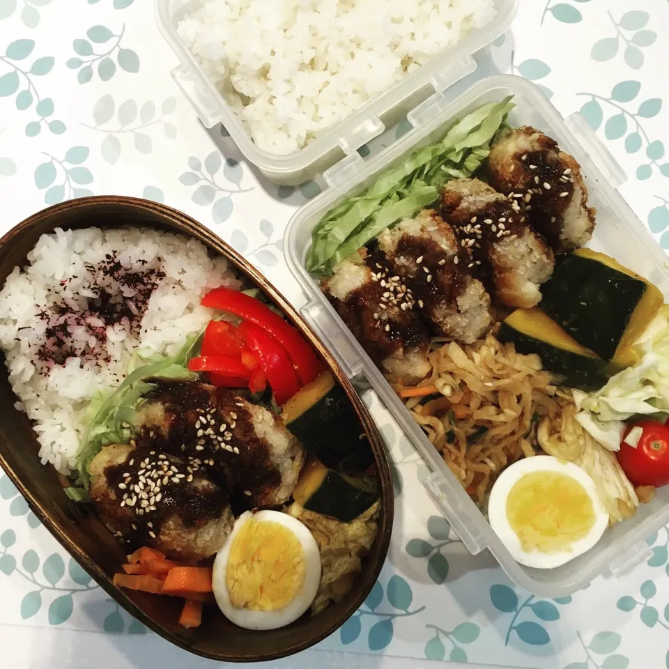 豚コマと豆腐のカツ弁当|やっこさん